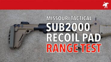 Range Testing the MoTac Recoil Pad