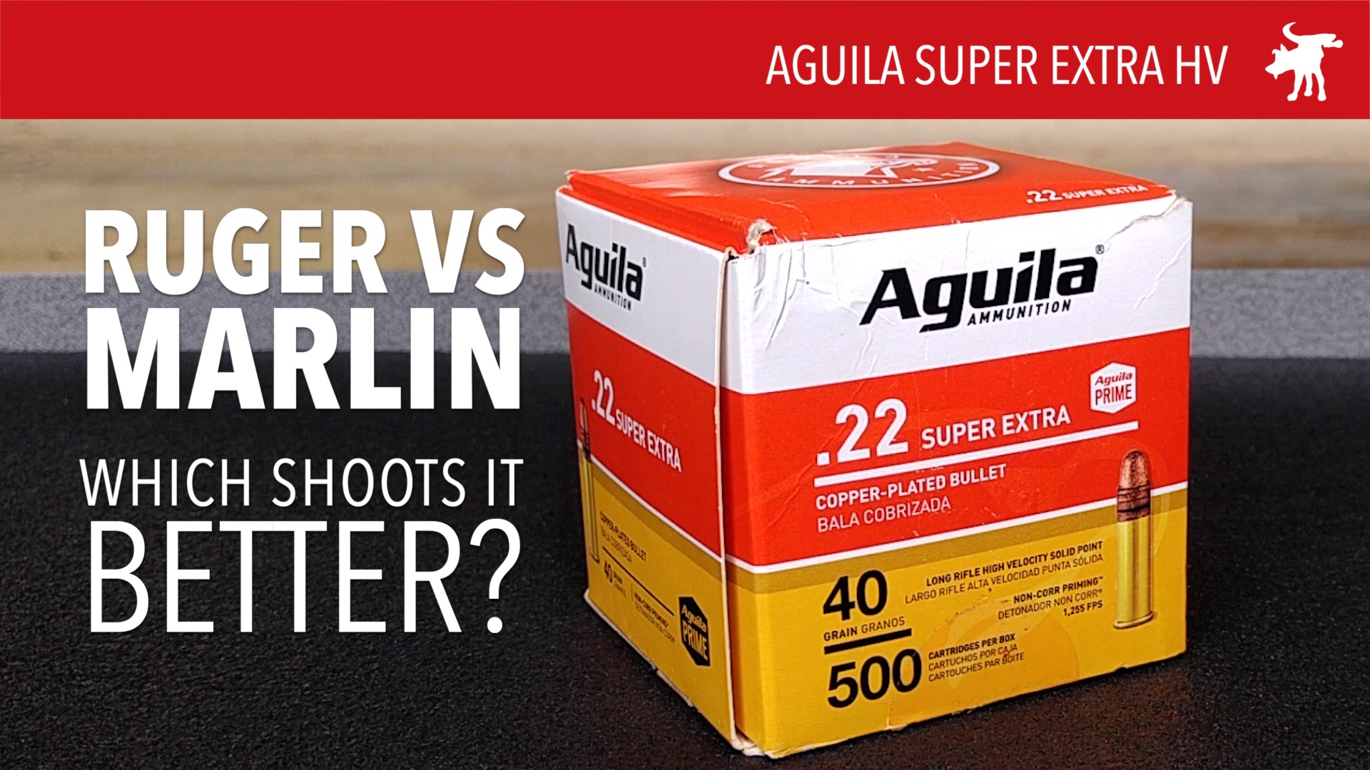 Aguila SXHV: Marlin 60 vs Ruger 10/22
