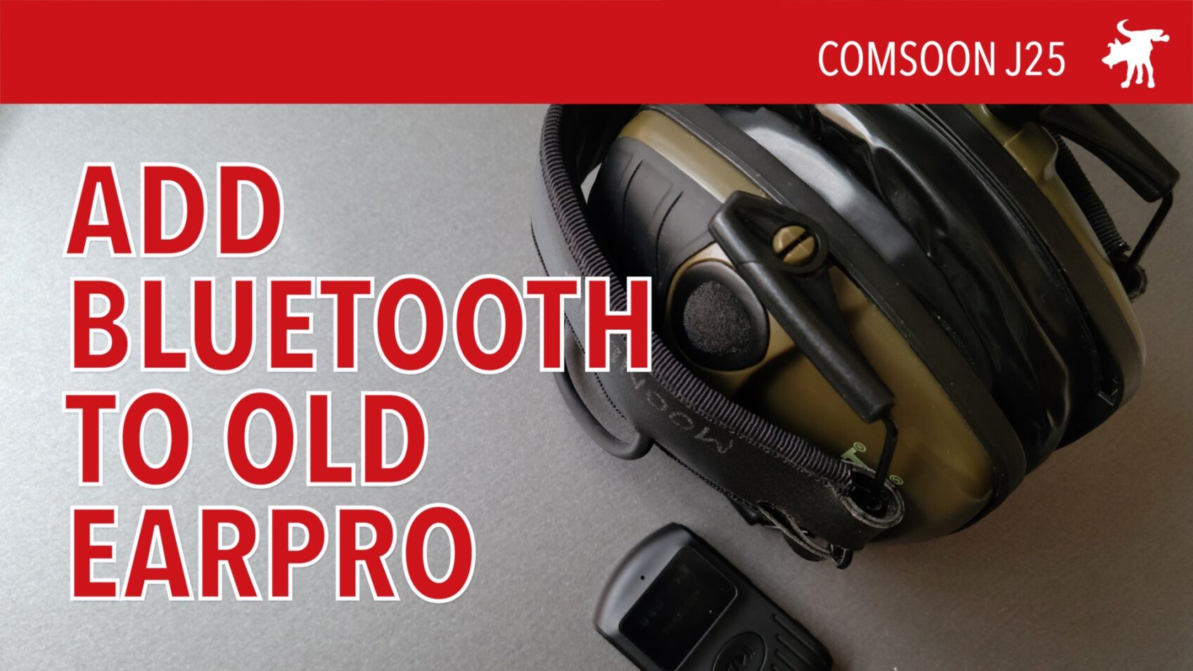 Add Bluetooth to your old Earpro | Moondog Industries