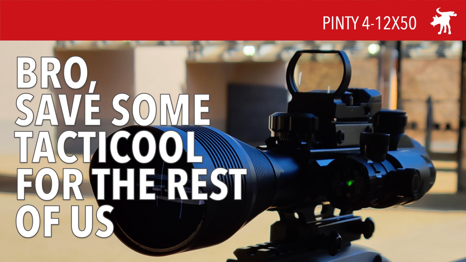 Pinty 4-12×50 Scope Kit
