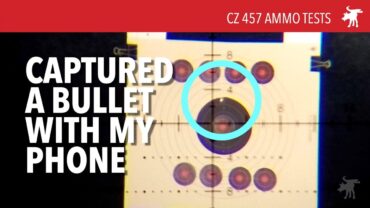 Can you see a .22 cal bullet in flight?