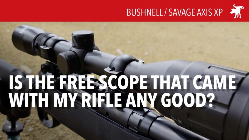 How good is a free scope that comes with a rifle combo package?