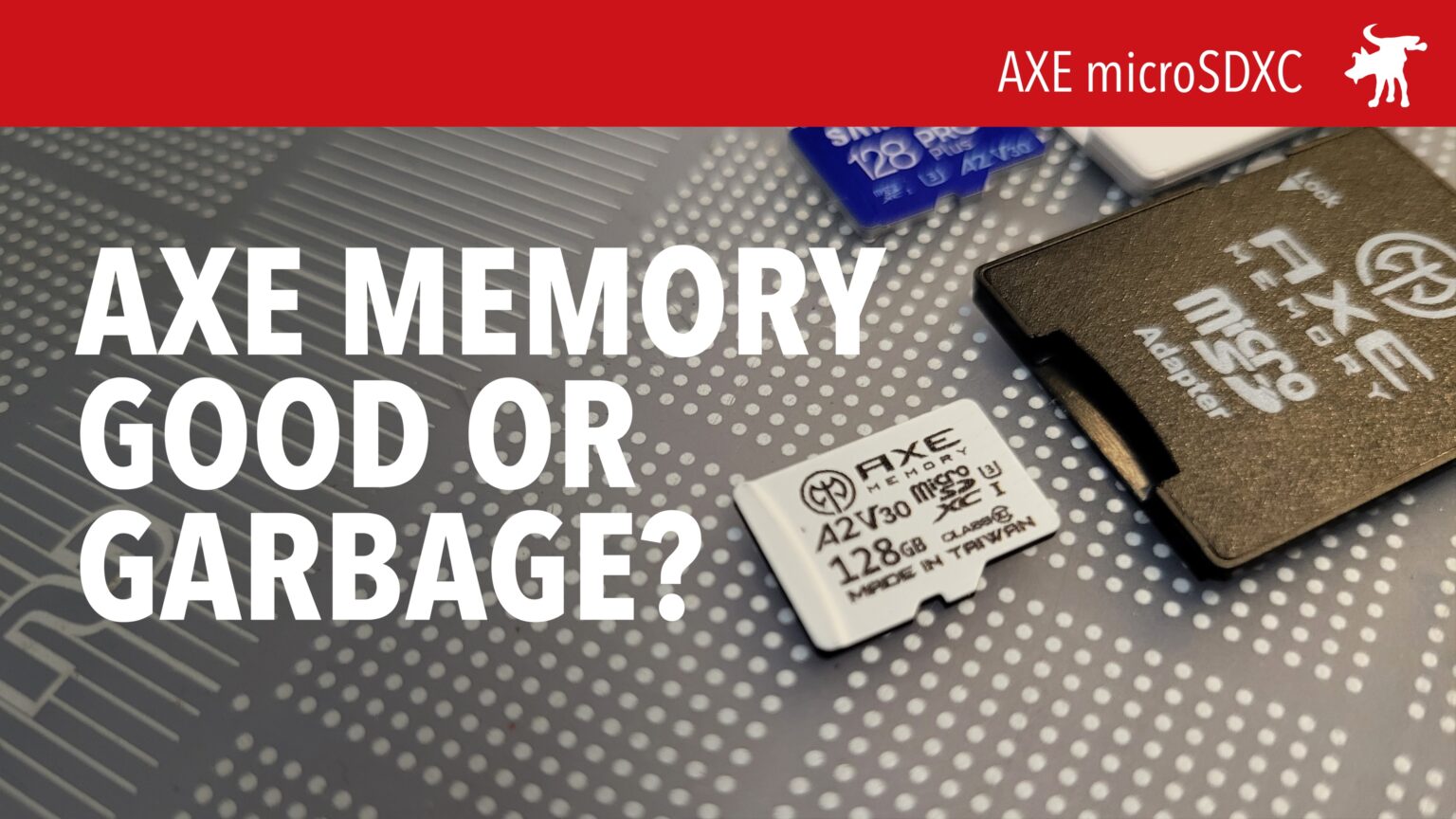 AXE vs Samsung Micro-SD Card test | Moondog Industries