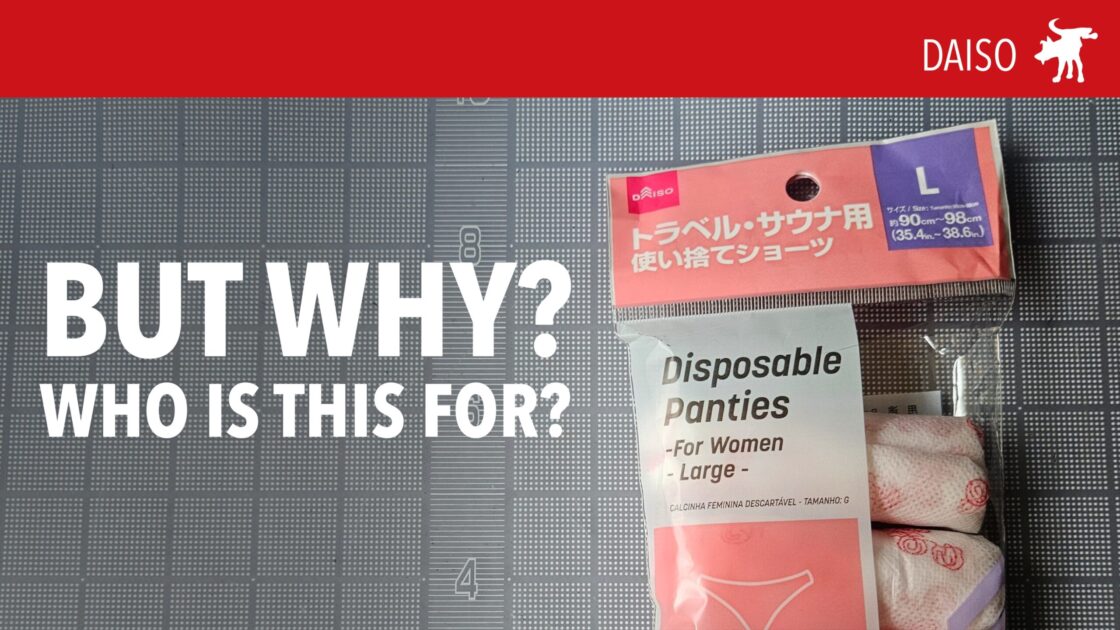 Daiso Disposable Panties | Moondog Industries