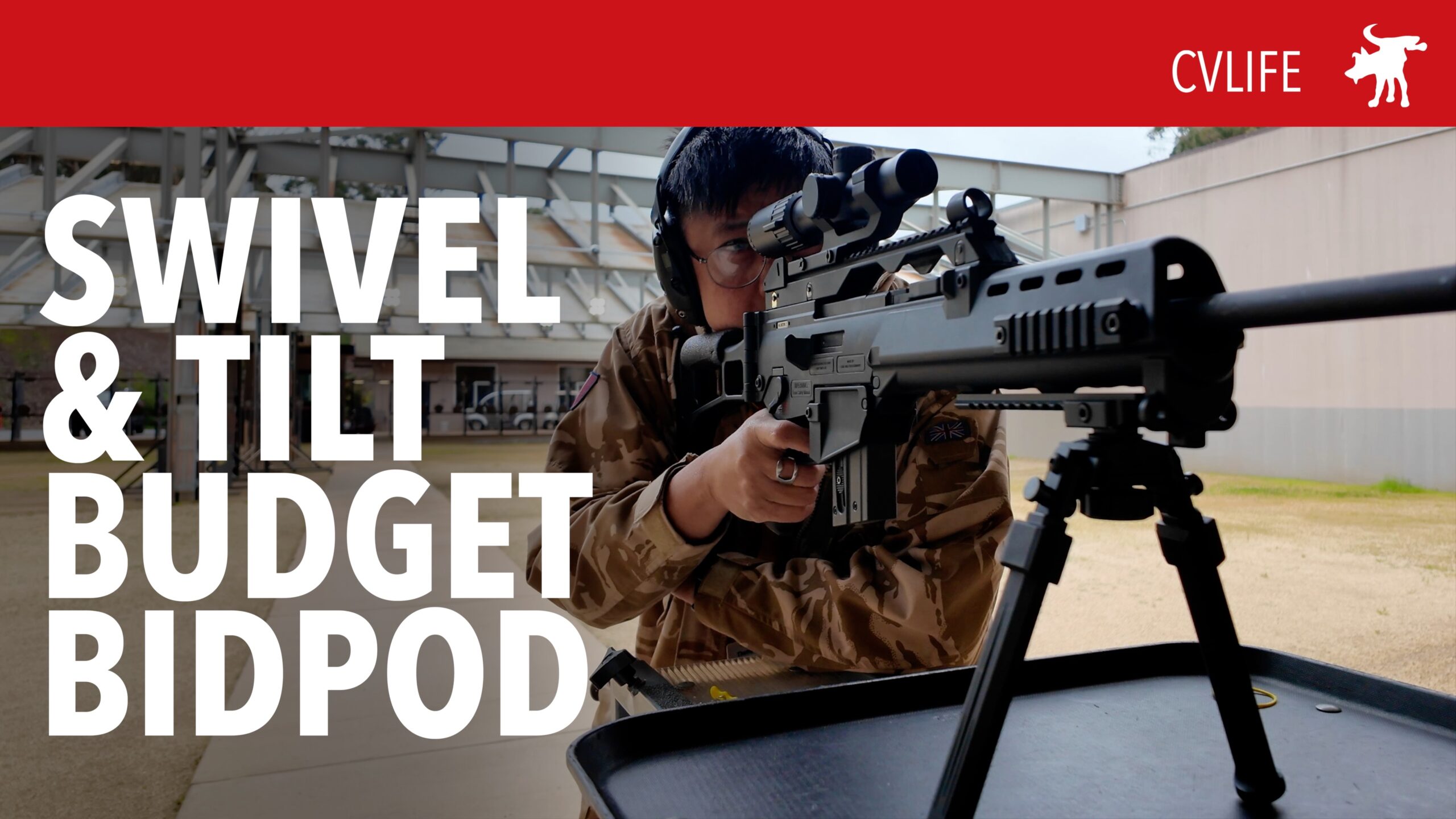 CVLife 360º Swivel Tilt Bipod