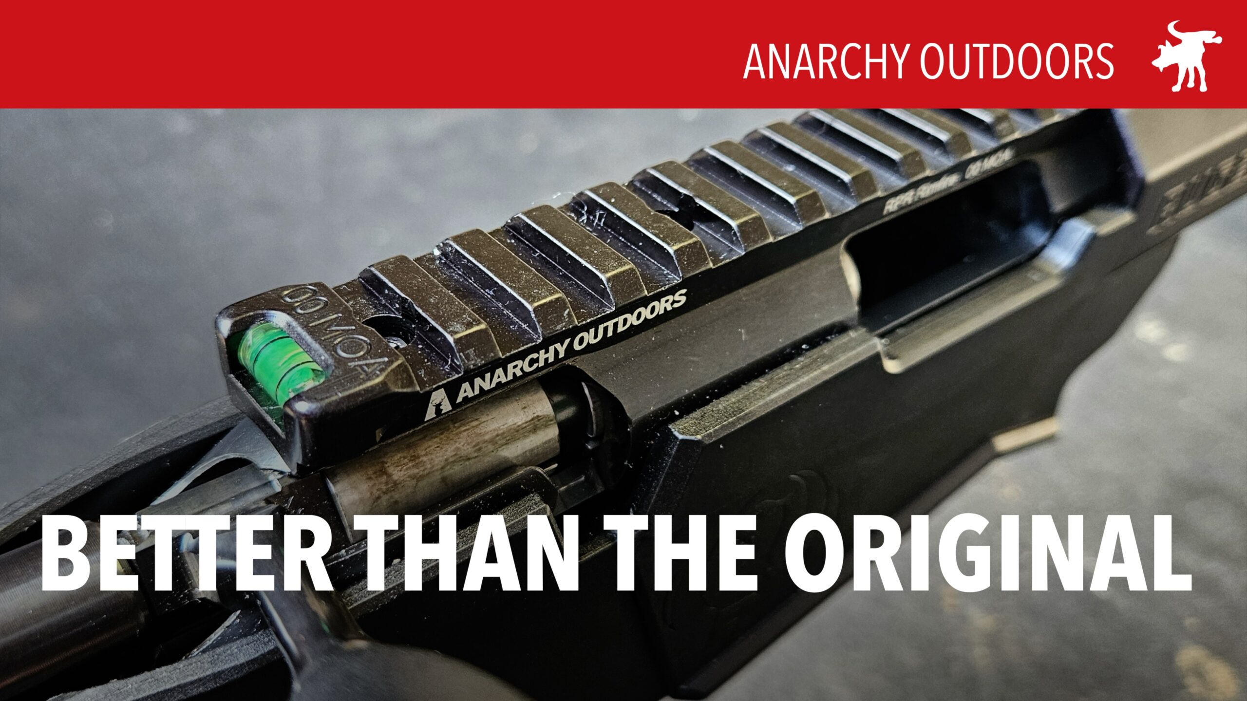 Anarchy Outdoors Bubble Level Scope Rail