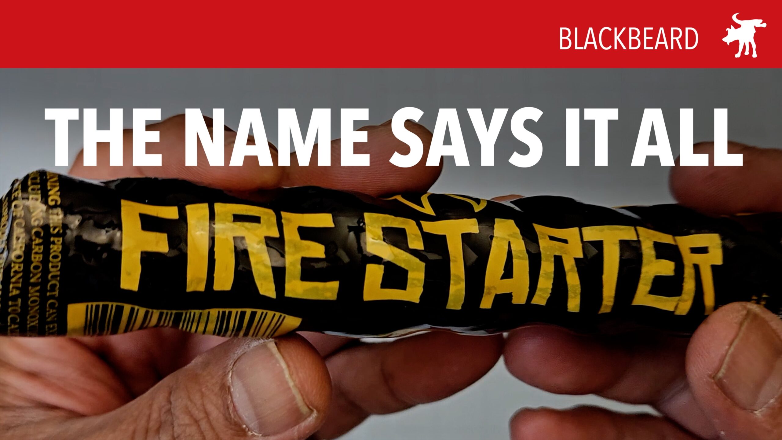 Blackbeard Fire Starter Rope