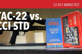 CZ457 Tac-22 vs CCI Standard