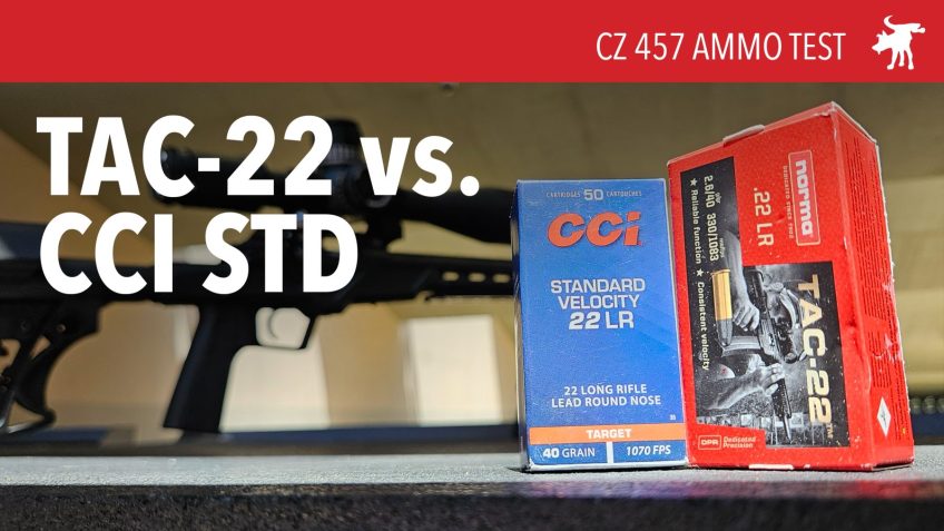 CZ457 Tac-22 vs CCI Standard