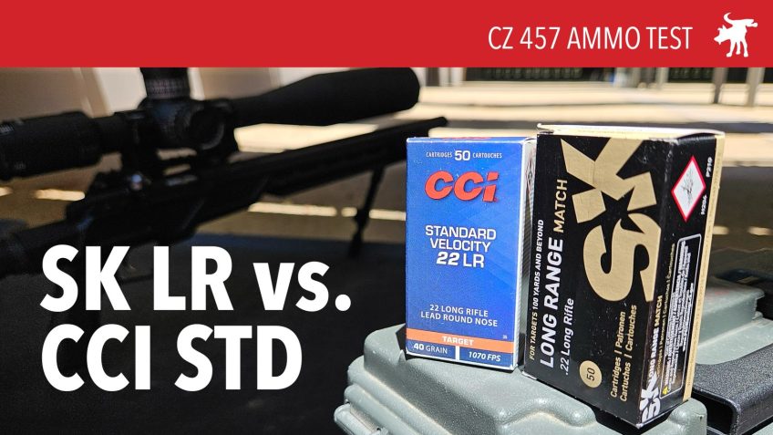 CZ457 SK LR Match vs CCI Std.
