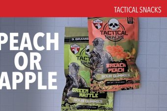 Tactical Snacks Breach Peach & Green Apple Rattle