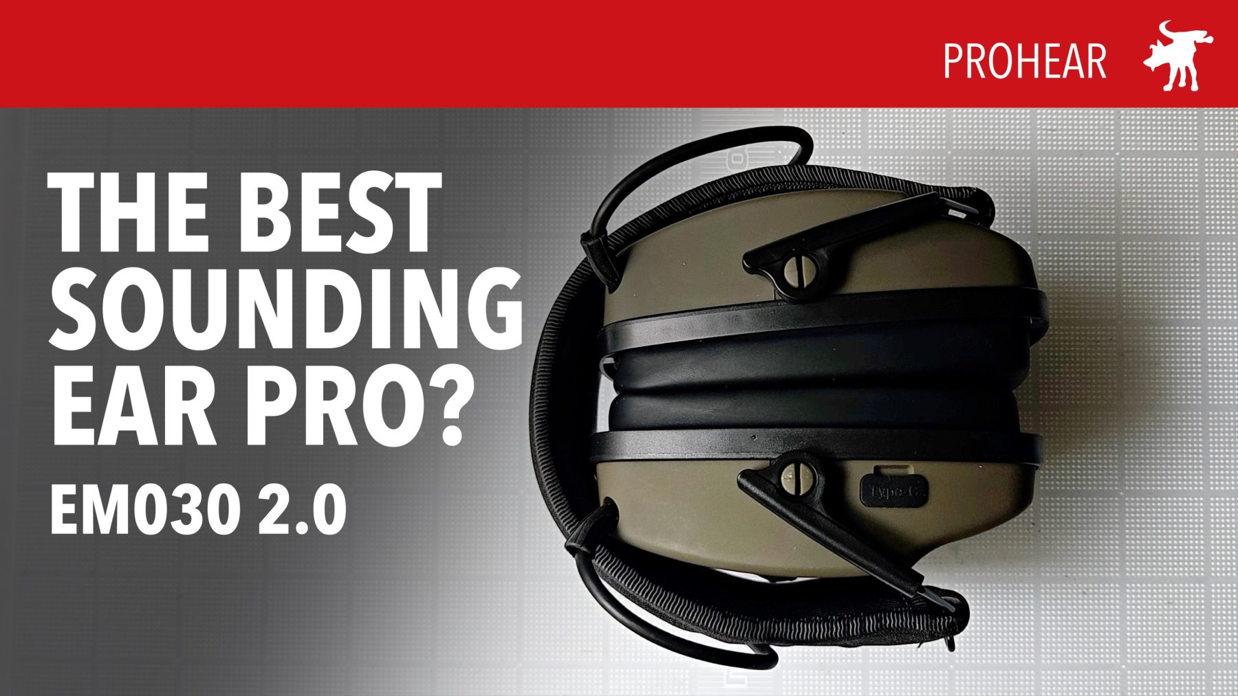 ProHear EM030 2.0 BT Earmuffs