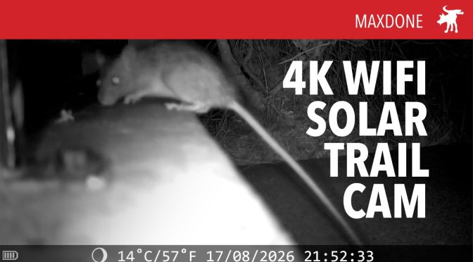 Maxdone Solar WiFi Trailcam